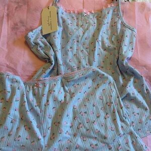Better together pajama set cami shorts SMALL coquette pajamas